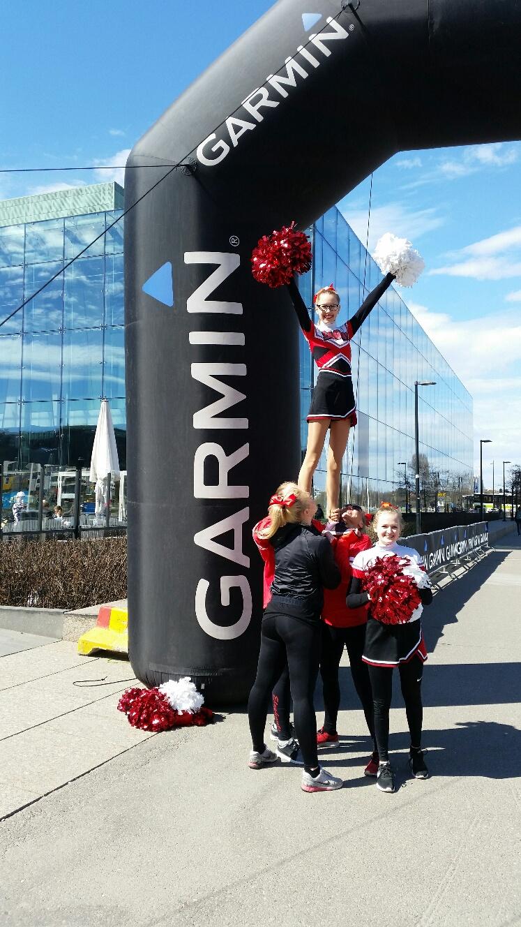 Kannustuspiste Garmin Helsinki City Running Day